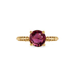 Load image into Gallery viewer, Birthstone Round Pink Tourmaline Ring
