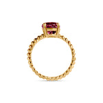 Load image into Gallery viewer, Birthstone Round Pink Tourmaline Ring
