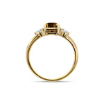 Load image into Gallery viewer, Birthstone Square Citrine Ring