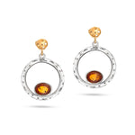 Load image into Gallery viewer, Silver Orbit Earrings