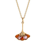 Load image into Gallery viewer, Harlequin Fan Pendant