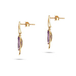 Load image into Gallery viewer, Purple Queen Earrings
