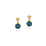 Load image into Gallery viewer, Blue Lava Earrings
