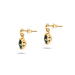 Load image into Gallery viewer, Blue Lava Earrings