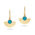 Load image into Gallery viewer, Turquoise Goddess Earrings