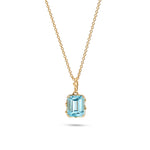 Load image into Gallery viewer, Blue Topaz Princess Pendant