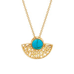 Load image into Gallery viewer, Turquoise Goddess Pendant