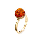 Load image into Gallery viewer, Amber Honey Nest Ring