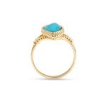 Load image into Gallery viewer, Turquoise Leaf Ring