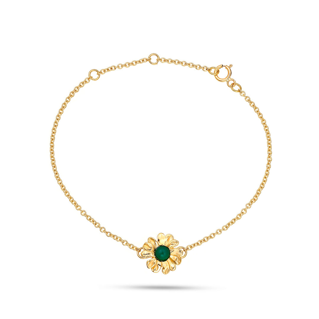 Lakspur Green Agate Bracelet