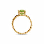 Load image into Gallery viewer, Birthstone Round Peridot Ring