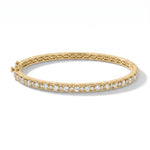 Load image into Gallery viewer, Verona Banded Diamond Bangle Bracelet