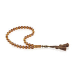 Load image into Gallery viewer, Caribbean Honey Amber 33 Beads Rosary Diamond Cut 3