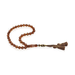 Load image into Gallery viewer, Baltic Honey Amber 33 Beads Rosary Round Cut Faceted 1