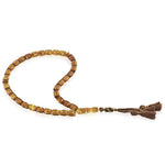 Load image into Gallery viewer, Caribbean Honey Amber 33 Beads Rosary Diamond Cut 2