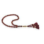 Load image into Gallery viewer, Caribbean Cherry Amber 33 Beads Rosary Diamond Cut 4