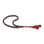 Load image into Gallery viewer, Caribbean Cherry Amber 33 Beads Rosary Diamond Cut 3