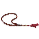 Load image into Gallery viewer, Caribbean Cherry Amber 33 Beads Rosary Diamond Cut 1