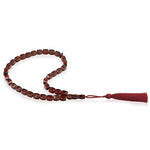 Load image into Gallery viewer, Caribbean Cherry Amber 33 Beads Rosary Diamond Cut 1