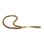 Load image into Gallery viewer, Caribbean Honey Amber 33 Beads Rosary Diamond Cut 4