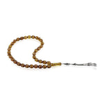 Load image into Gallery viewer, Caribbean Honey Amber 33 Beads Rosary Diamond Cut 4