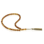 Load image into Gallery viewer, Caribbean Honey Amber 33 Beads Rosary Diamond Cut 2
