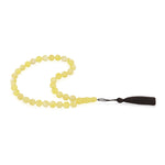 Load image into Gallery viewer, Baltic White Amber 33 Beads Rosary Round Cut