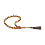 Load image into Gallery viewer, Caribbean Honey Amber 33 Beads Rosary Diamond Cut 3