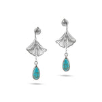 Load image into Gallery viewer, Ginko Turquoise Earrings