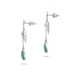 Load image into Gallery viewer, Ginko Turquoise Earrings