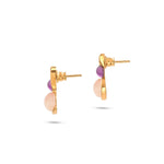 Load image into Gallery viewer, Duo Twist Pink Earrings
