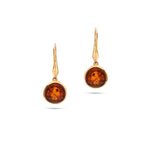 Load image into Gallery viewer, Amber Medallion Earrings