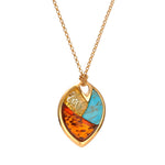 Load image into Gallery viewer, Harlequin Leaf Necklace