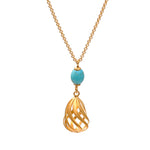 Load image into Gallery viewer, Royal Bell Turquoise Necklace