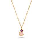Load image into Gallery viewer, Duo Twist Pink Pendant