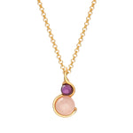 Load image into Gallery viewer, Duo Twist Pink Pendant