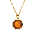 Load image into Gallery viewer, Amber Medallion Pendant