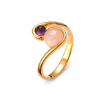 Load image into Gallery viewer, Duo Twist Pink Ring