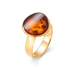 Load image into Gallery viewer, Amber Medallion Ring
