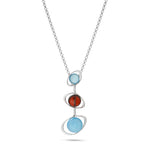 Load image into Gallery viewer, Firefly Blue Pendant