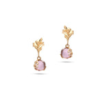 Load image into Gallery viewer, Frost Purple Amethyst Earrings