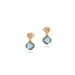 Load image into Gallery viewer, Frost Topaz Blue Earrings