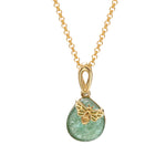 Load image into Gallery viewer, Queen Bee Quartz Green Pendant