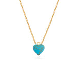 Load image into Gallery viewer, Turquoise Love Pendant
