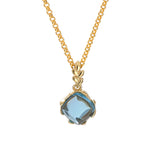 Load image into Gallery viewer, Frost Topaz Blue Pendant