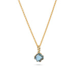 Load image into Gallery viewer, Frost Topaz Blue Pendant