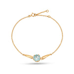 Load image into Gallery viewer, Blue Frost Round Cut Bracelet