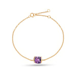 Load image into Gallery viewer, Purple Ice Cushion Bracelet