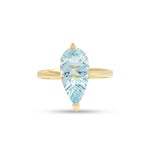 Load image into Gallery viewer, Glacier Drop Cut Blue Ring