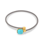 Load image into Gallery viewer, Wrapped Cuff Turquoise Bracelet
